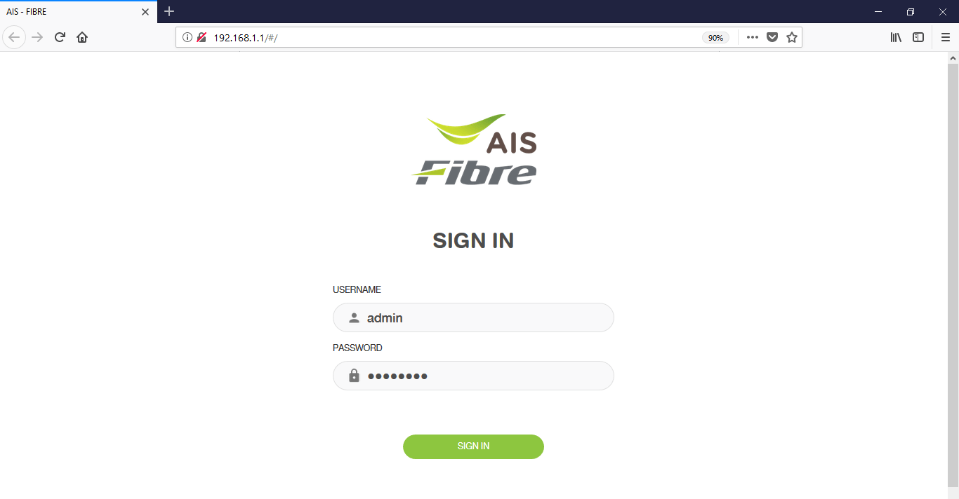 AIS Fibre Login