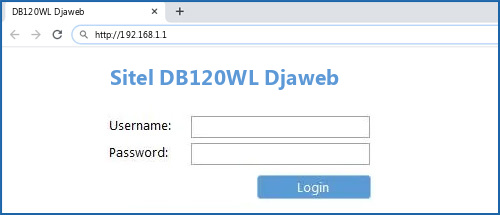 Djaweb Modem Login