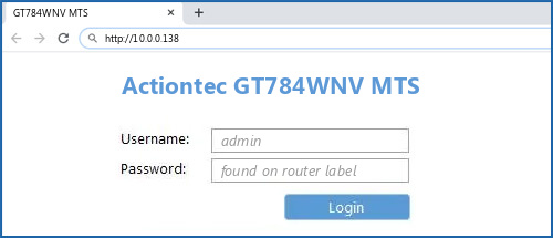 Mts Router Login