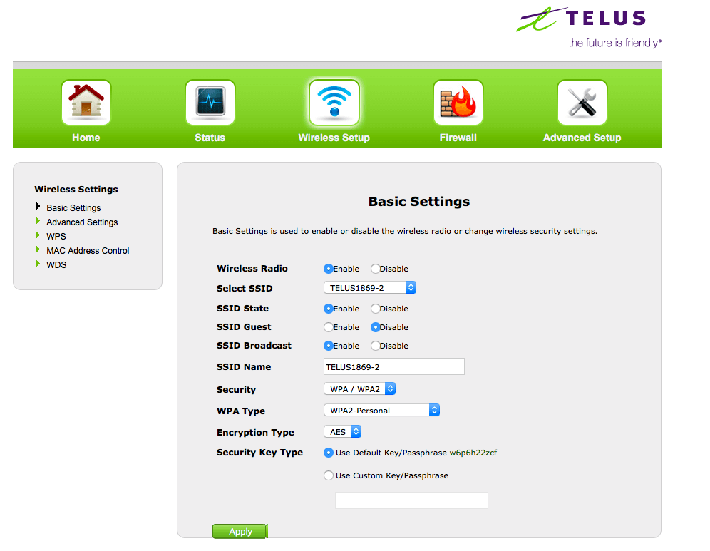 Telus Router Login